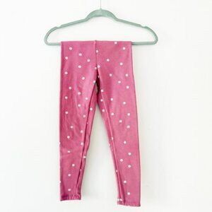 Cat & Jack pink polkadot leggings — Girls' SZ S (6-6X)